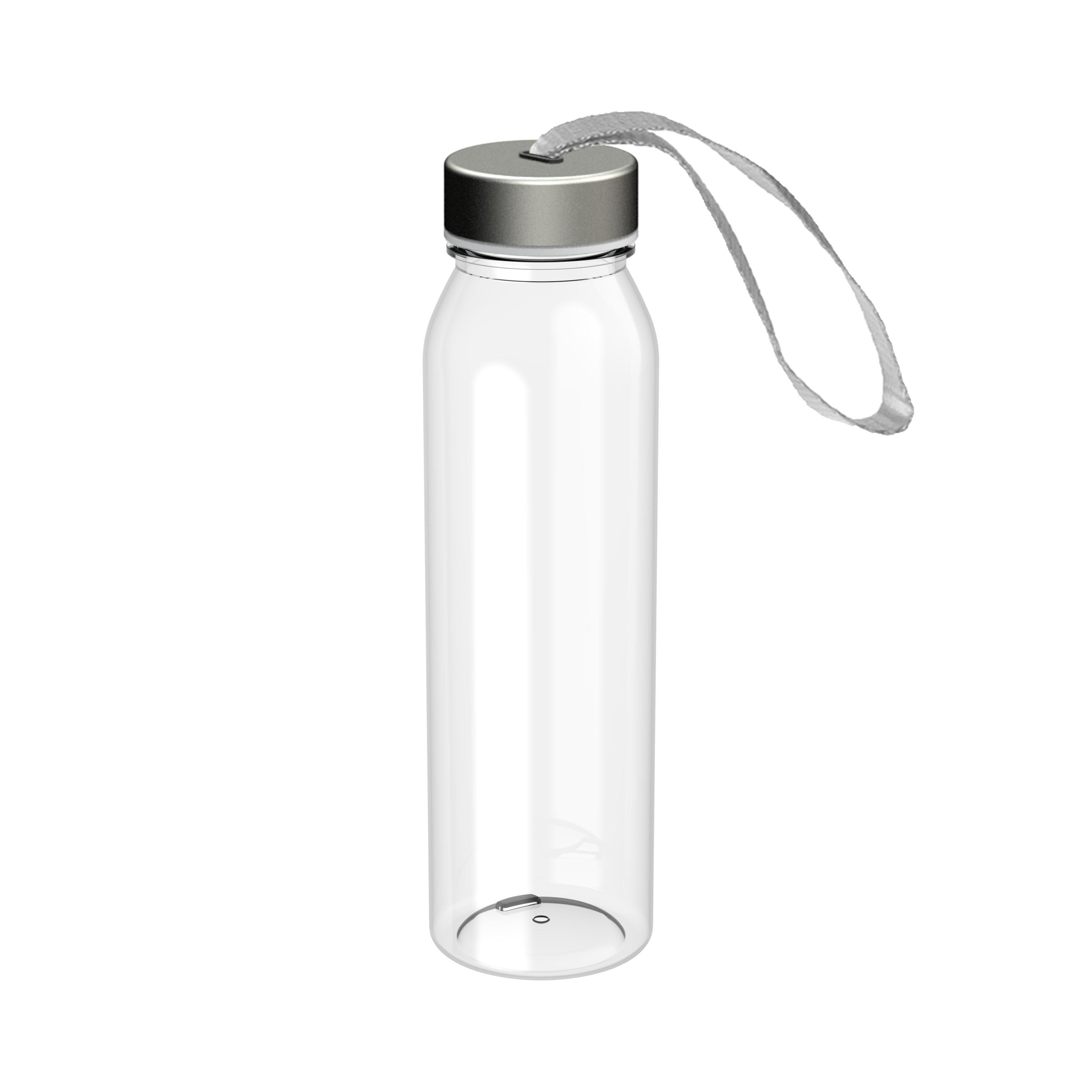 EL02211-1Trinkflasche Active _Pure_ 650 ml_ RENEW_ transparent_ silber