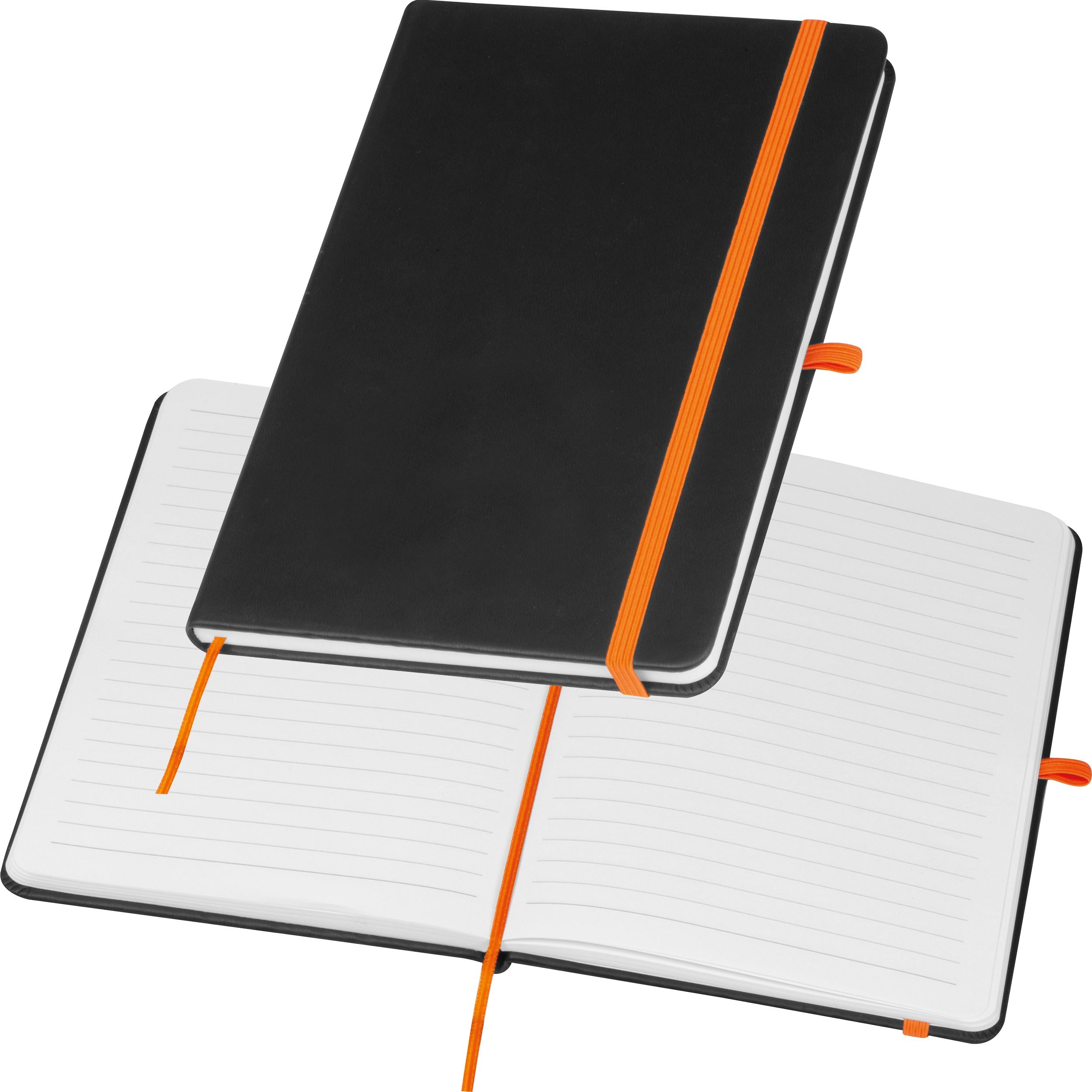 MA23867-10A5 Notizbuch mit farbiger Gravur SILKE_ orange