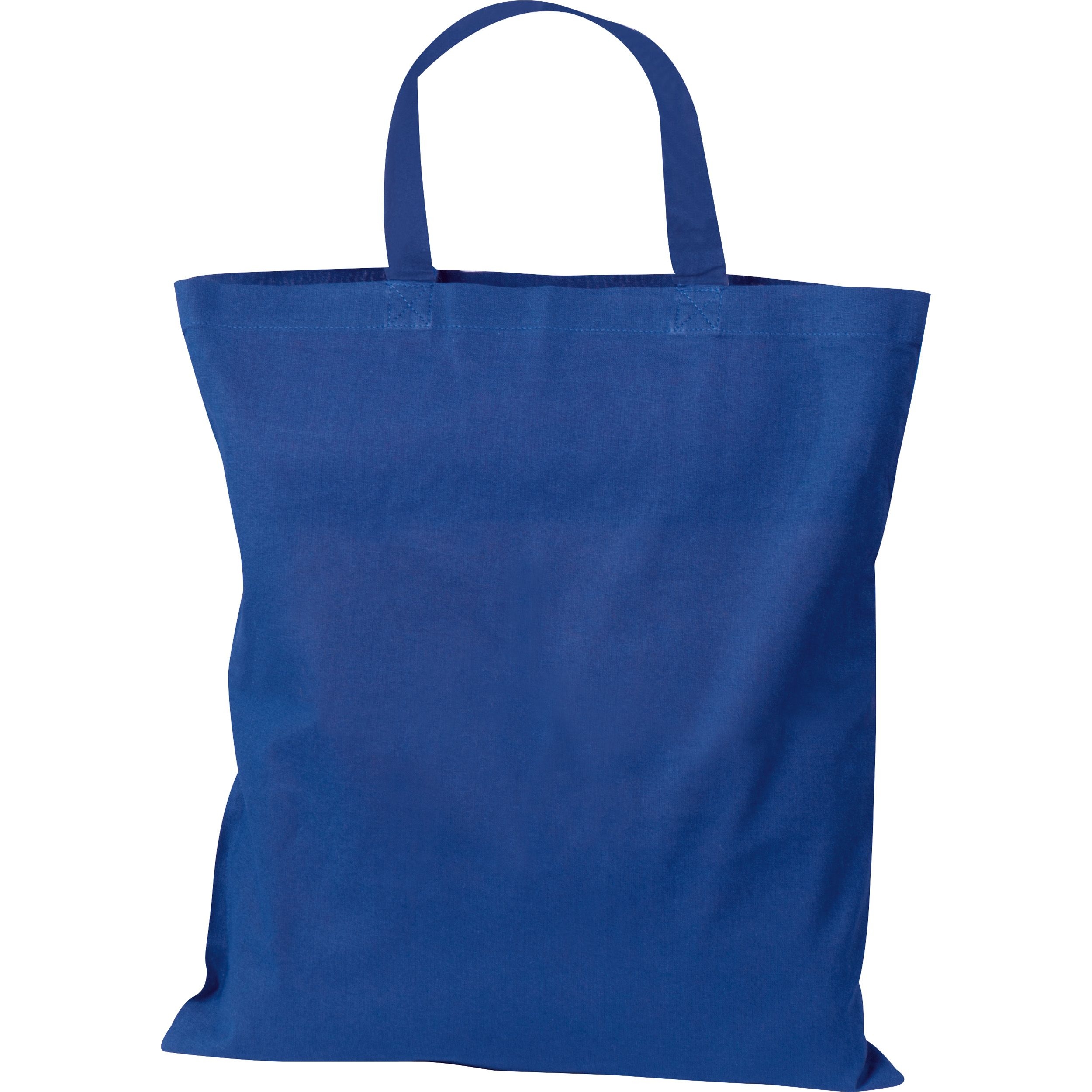 MA60680-04Baumwolltasche mit kurzen Henkeln _ blau MA60680-04Baumwolltasche mit kurzen Henkeln _ blau