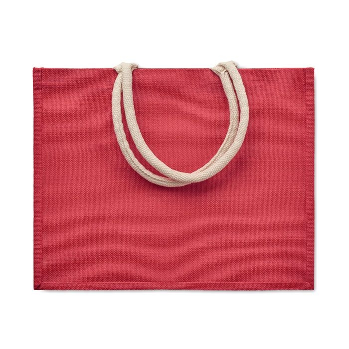 MO6443-05Aura Einkaufstasche Jute_ rot