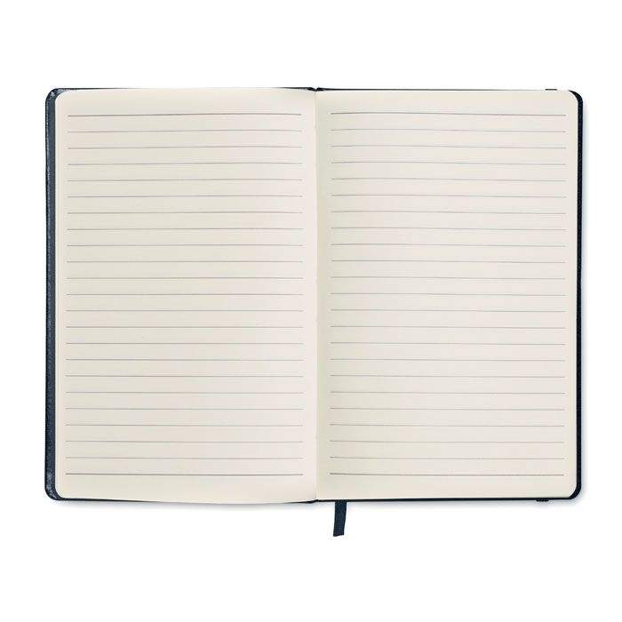 MO1804-85Arconot Lined DIN A5 Notizbuch_ liniert_ marineblau