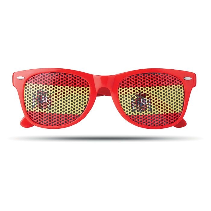 MO9275-05Flag Fun Fan Sonnenbrille_ Rot MO9275-05Flag Fun Fan Sonnenbrille_ Rot