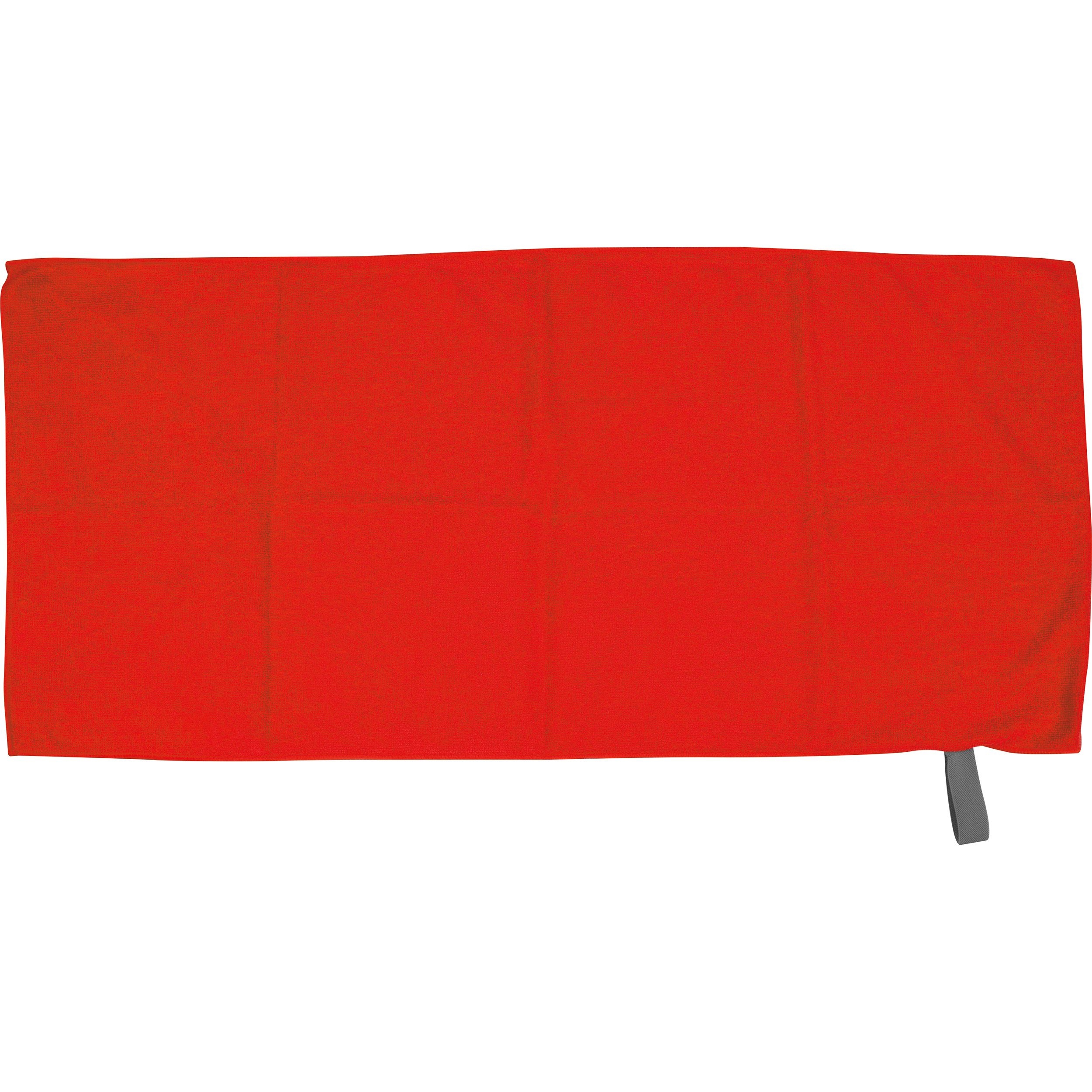 MA74754-05Mikrofaser Handtuch mit Gummiband HUGH_ rot