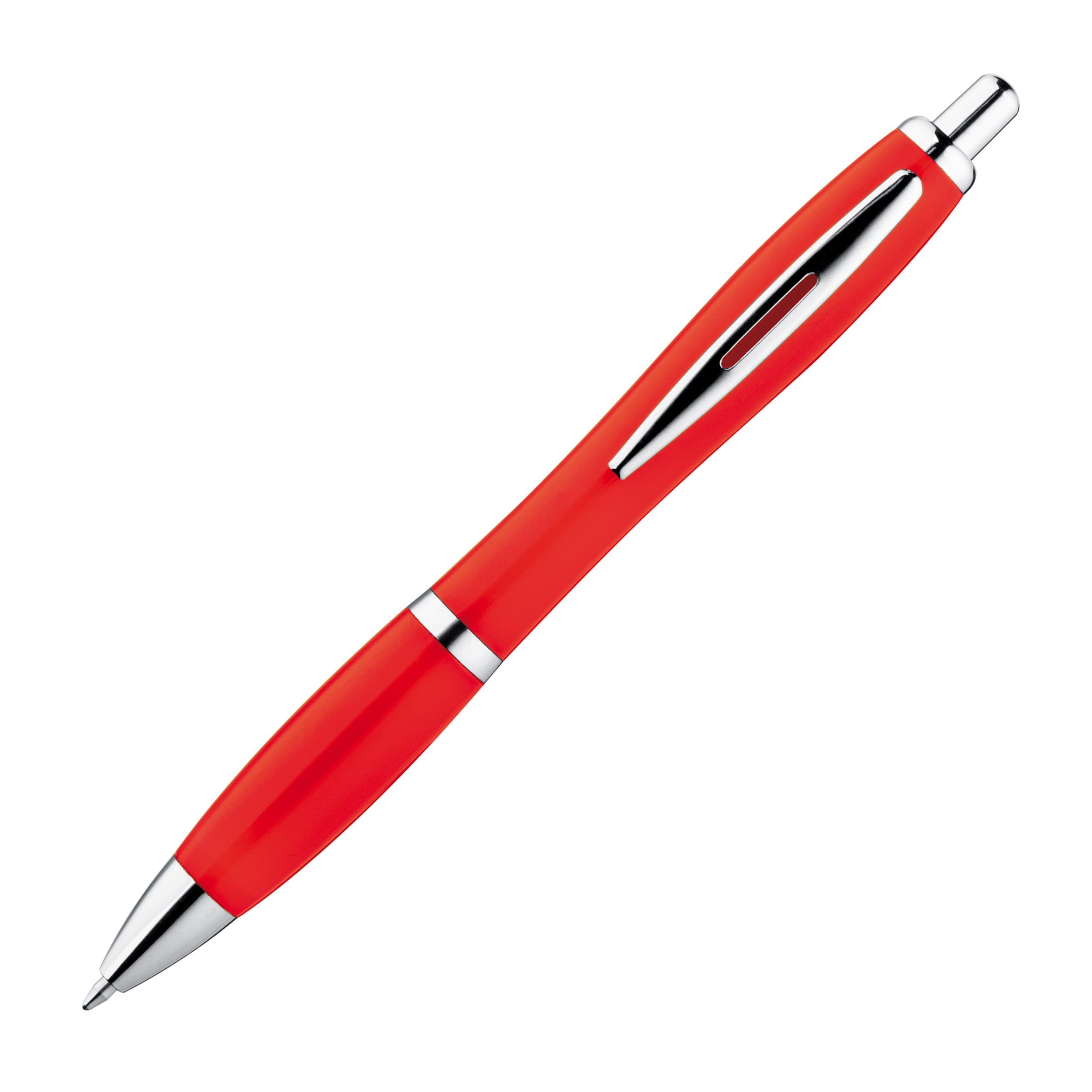 MA11679-05Kunststoffkugelschreiber vollfarbig _ rot