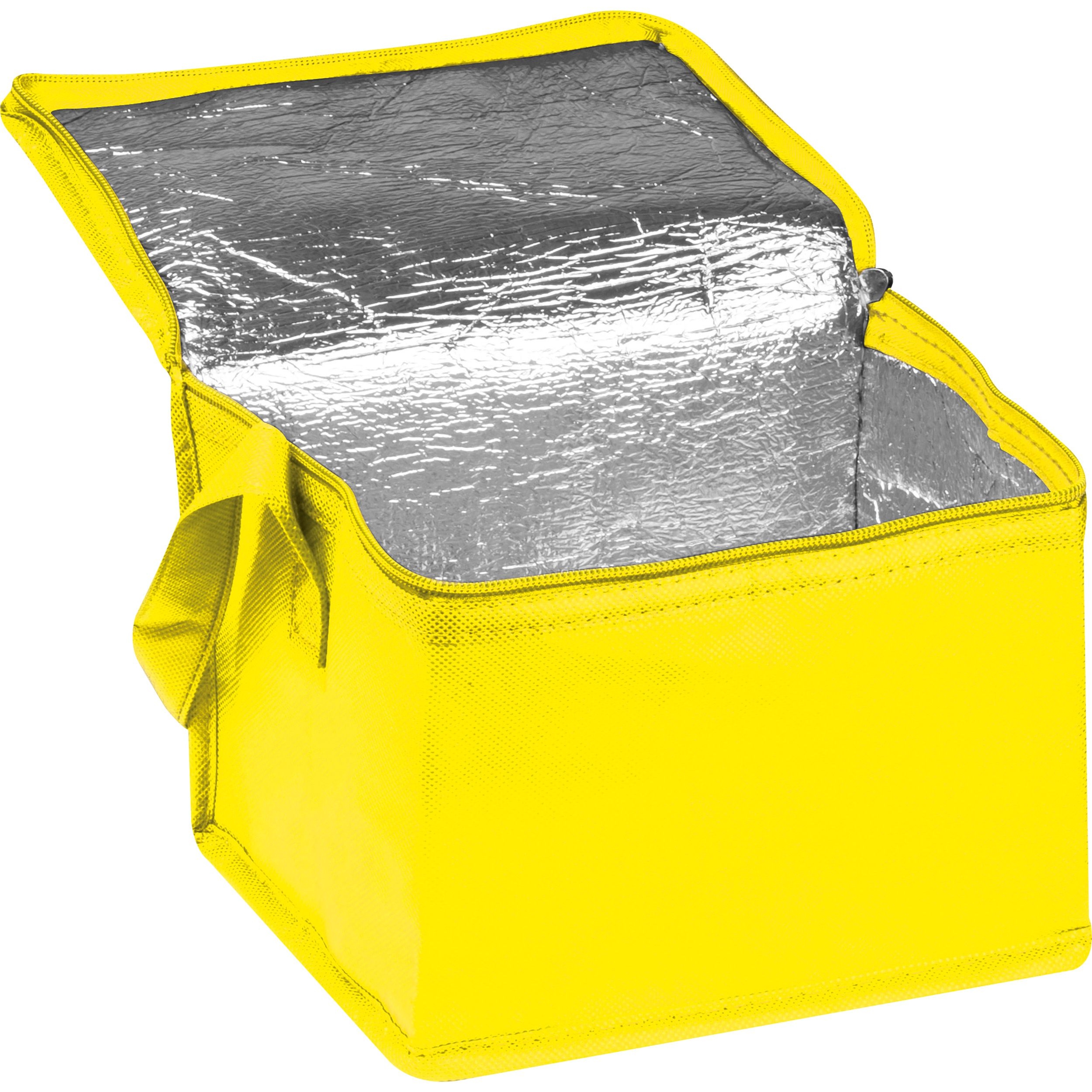 MA61542-08Non-Woven Kuehltasche fuer 6 Dosen_ gelb