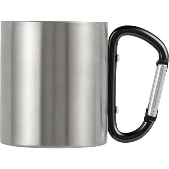GI8245-01Doppelwandiger Kaffeebecher aus Edelstahl _185 ml_ Nella_ Schwarz GI8245-01Doppelwandiger Kaffeebecher aus Edelstahl _185 ml_ Nella_ Schwarz