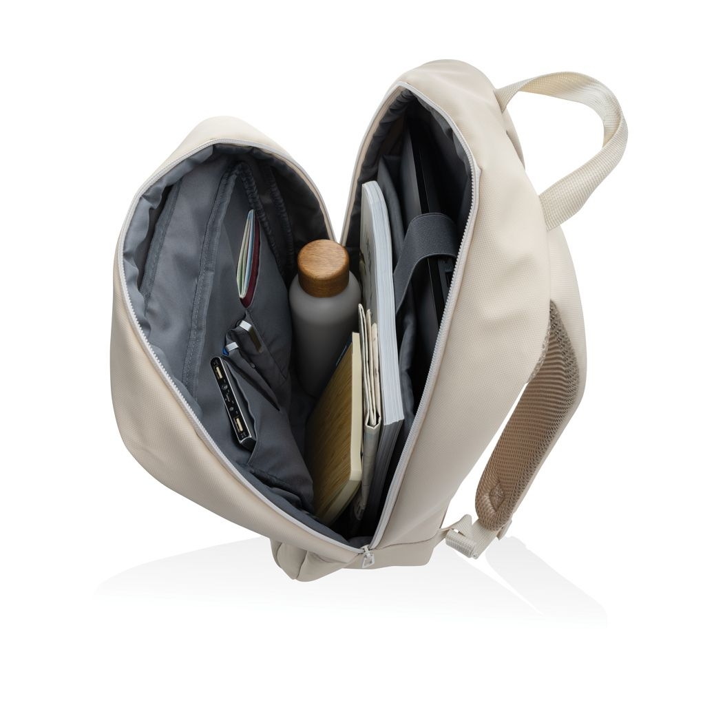XDP763_30-2Armond AWARE™ RPET 15.6_ Basic Laptop-Rucksack_ beige