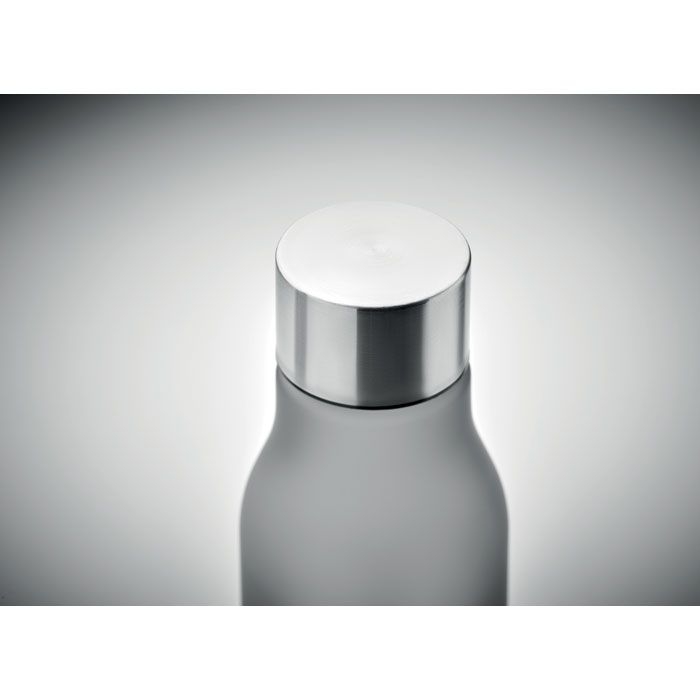 MO6237-27Glacier Rpet Trinkflasche RPET 600ml_ Transparent Grau