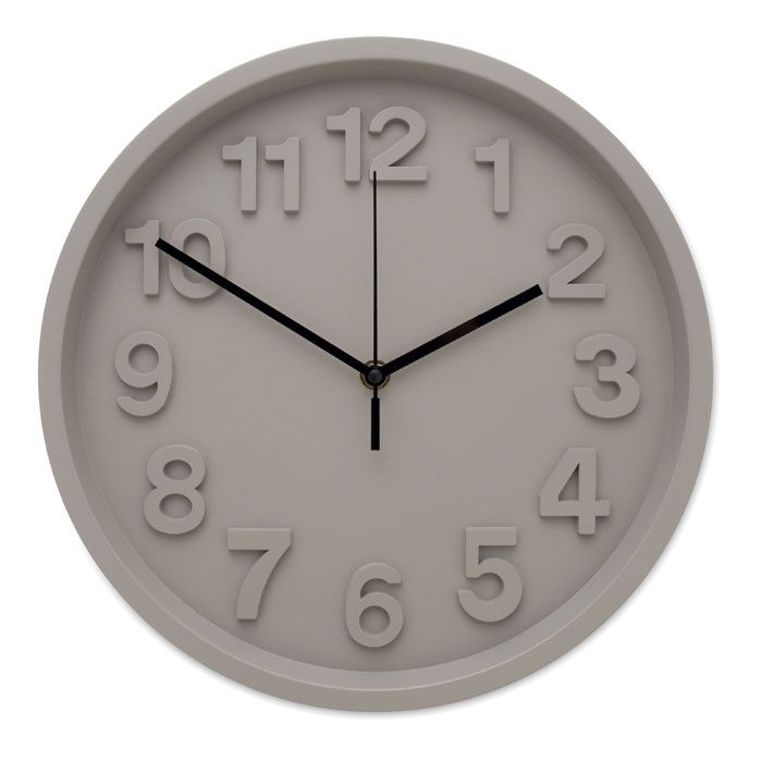 MO2851-07Muro Wanduhr aus PP_ grau