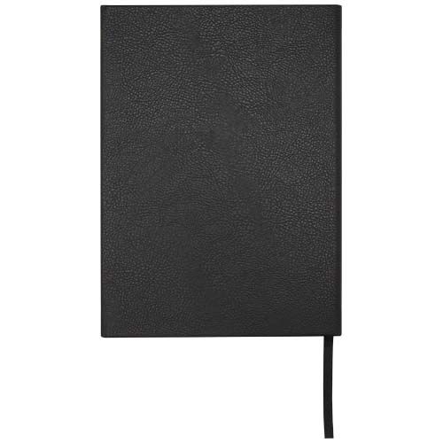 PF107920-2Alejandra A5 Hardcover Notizbuch aus recyceltem Leder_ schwarz