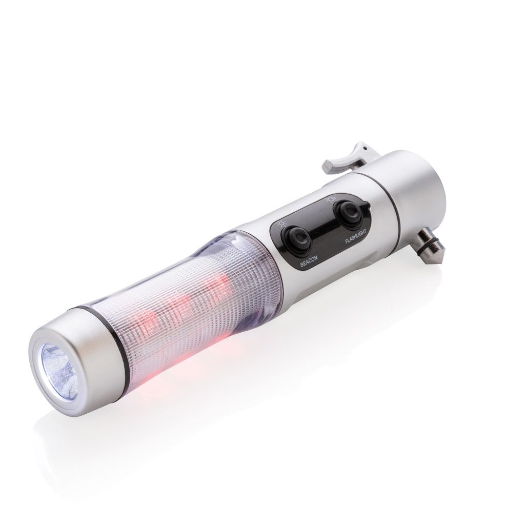 XDP239.21-2Notfalllicht mit Nothammer_ silber