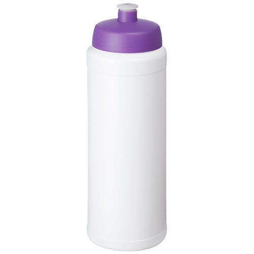 PF210689-10Baseline® Plus grip 750 ml Sportflasche mit Sportdeckel_ weiss_lila PF210689-10Baseline® Plus grip 750 ml Sportflasche mit Sportdeckel_ weiss_lila