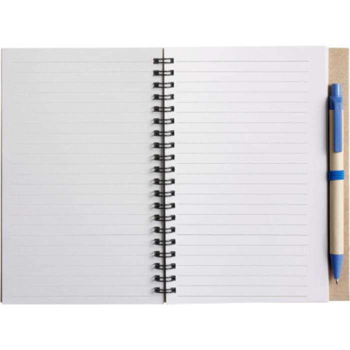 GI2715-18Notizbuch aus recyceltem Papier Stella_ Hellblau
