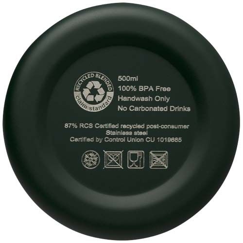 PF100798-4Spring 500 ml RCS-zertifizierte Kupfer-Vakuum Isolierflasche aus recyceltem Edelstahl_ green flash