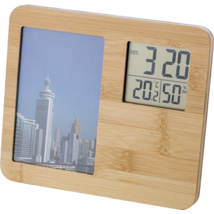GI866586-11Wetterstation aus Bambus Colton_ Braun