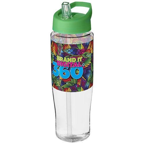 PF210044-19H2O Active® Tempo 700 ml Sportflasche mit Ausgussdeckel_ transparent_gruen