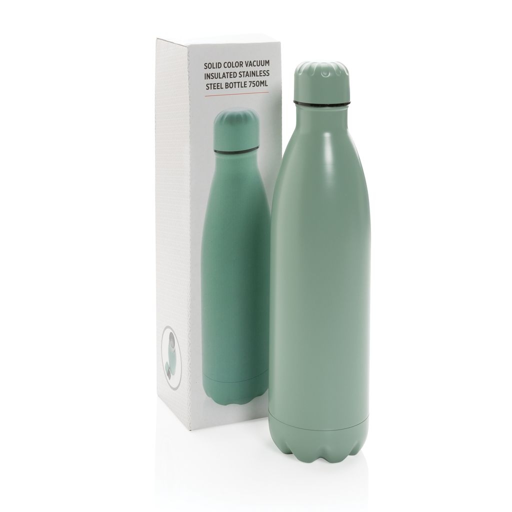 XDP436.93-7Solid Color Vakuum Stainless-Steel Flasche 750ml_ gruen