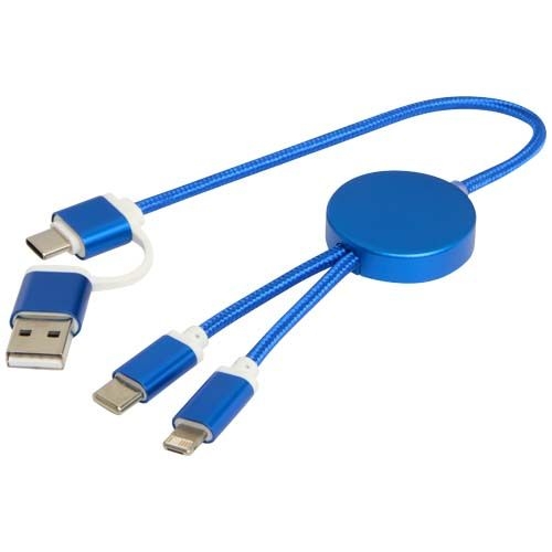 PF124424-2Alasia 30 cm 5-in-1 Kabel aus recyceltem Kunststoff fuer Datenuebertragung und 27W Schnellladung_ roya