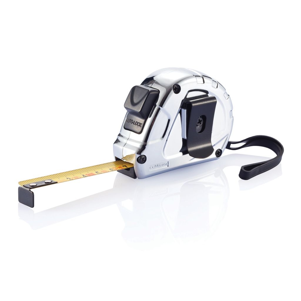 XDP112.05-25m_19mm Auto-Stopp Massband Ergonomic_ silber