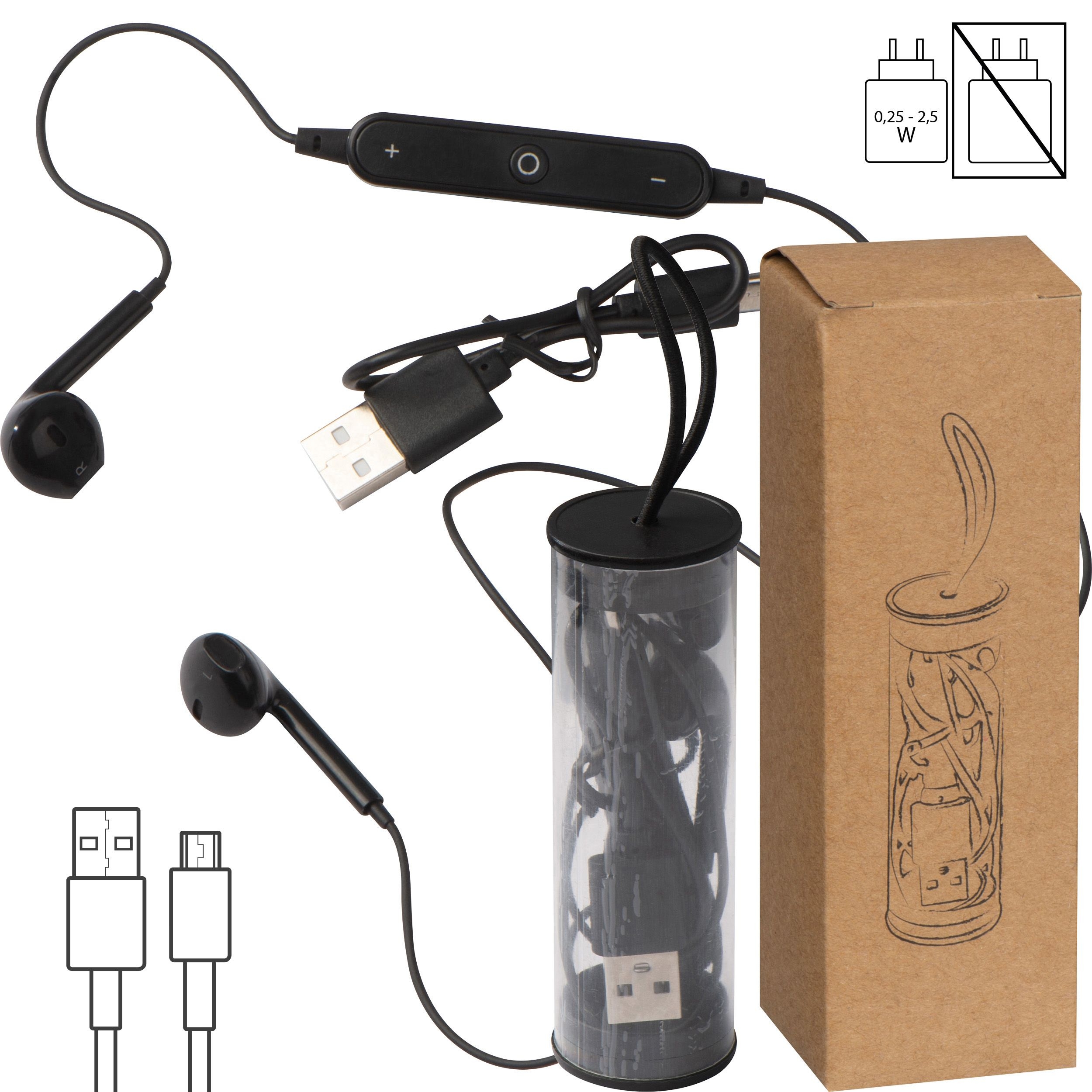 MA30822-03Bluetooth Kopfhoerer mit Lautstaerkeregulierung ISAAC_ schwarz