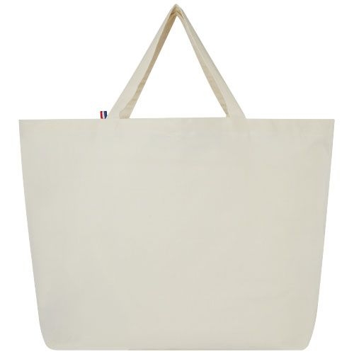 PF120696-1Cannes 200 g_m² Shopper Tragetasche aus recyceltem Material 10L_ natur