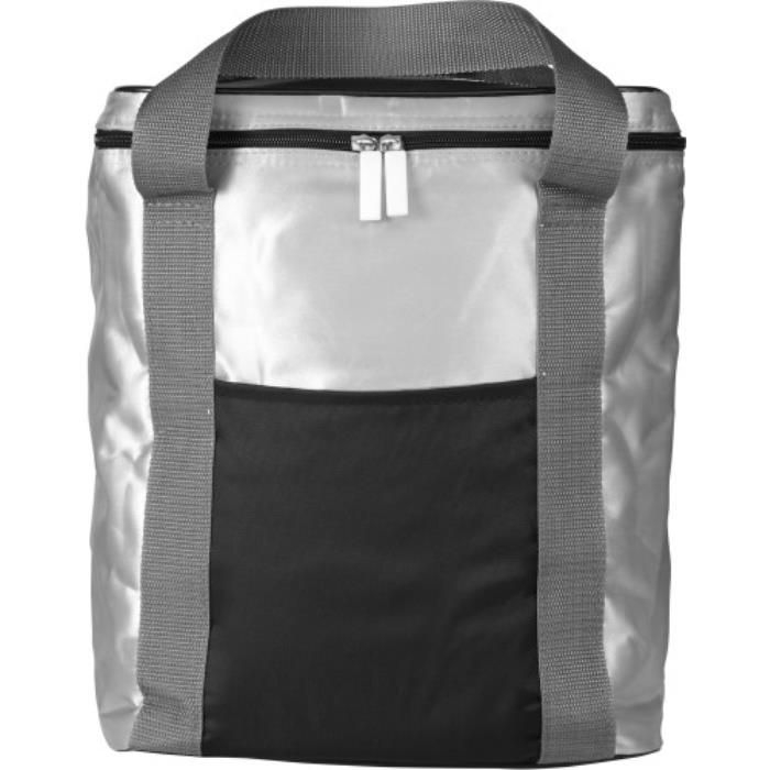 GI7504-50Kuehltasche aus Polyester Theon_ Schwarz_Silber