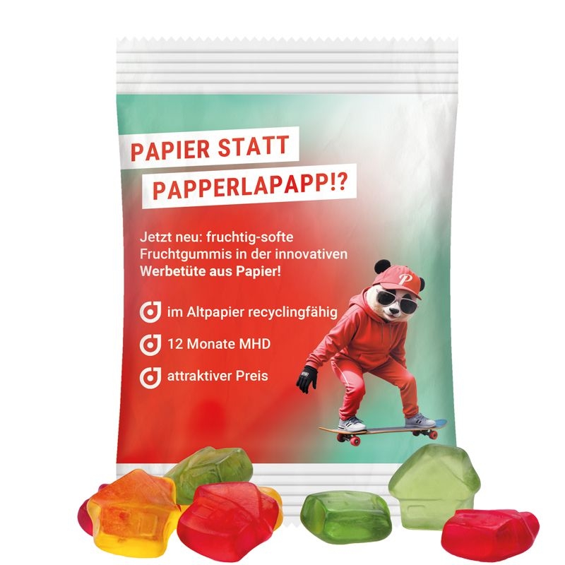 JG18062-7Minituete 15 g Trolli Fruchtgummi Standardformen_ Haus_ weiss