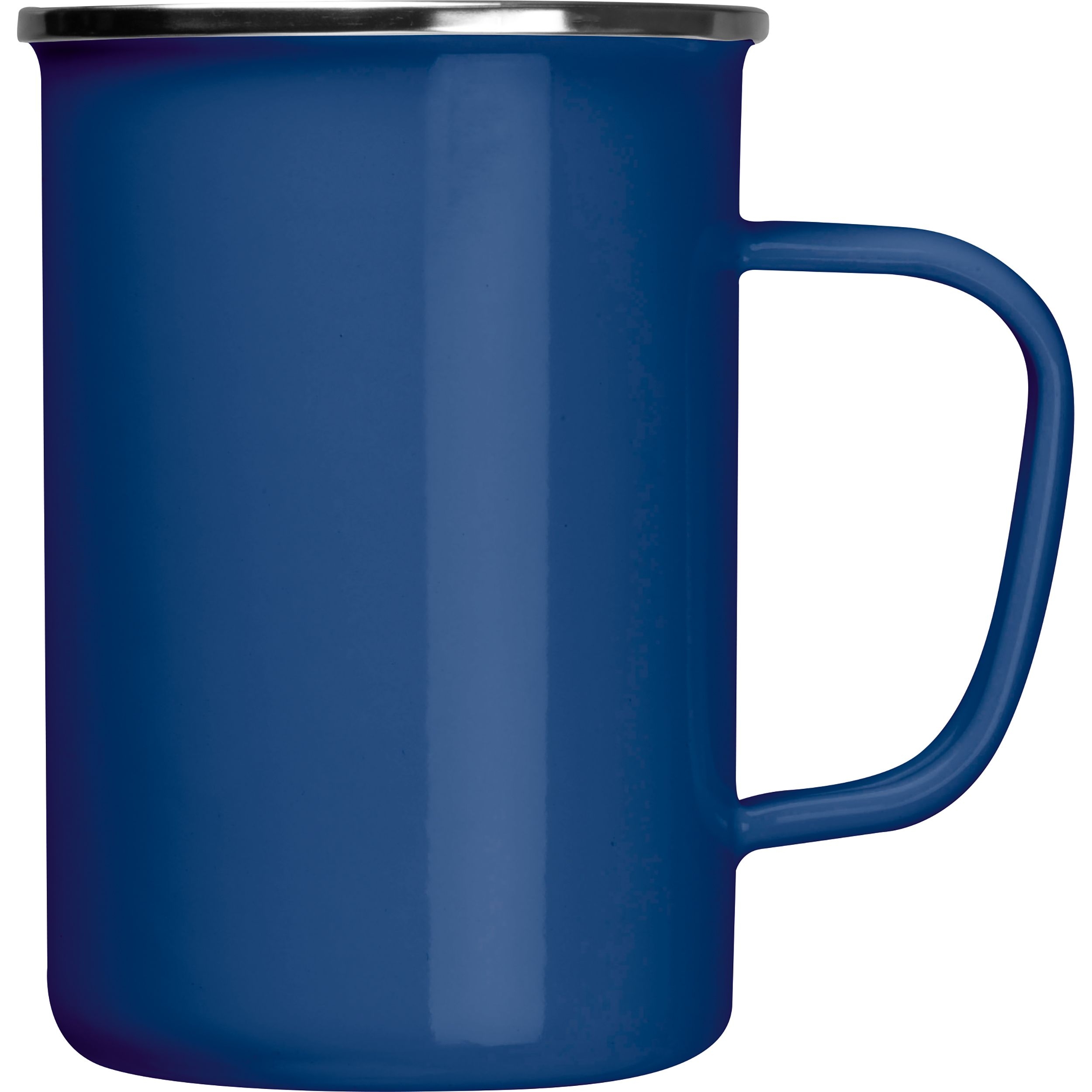 MA83857-04Emaille Tasse GENE_ blau