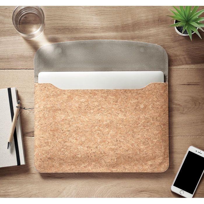 MO6448-13Grace Laptoptasche Kork_ Beige