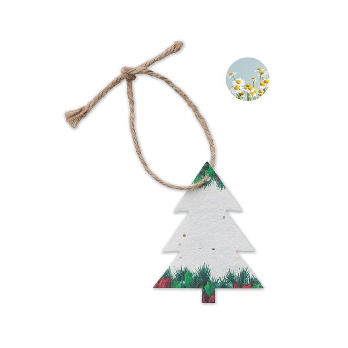 CX1517Treeseed Weihnachtsschmuck Samenpapier