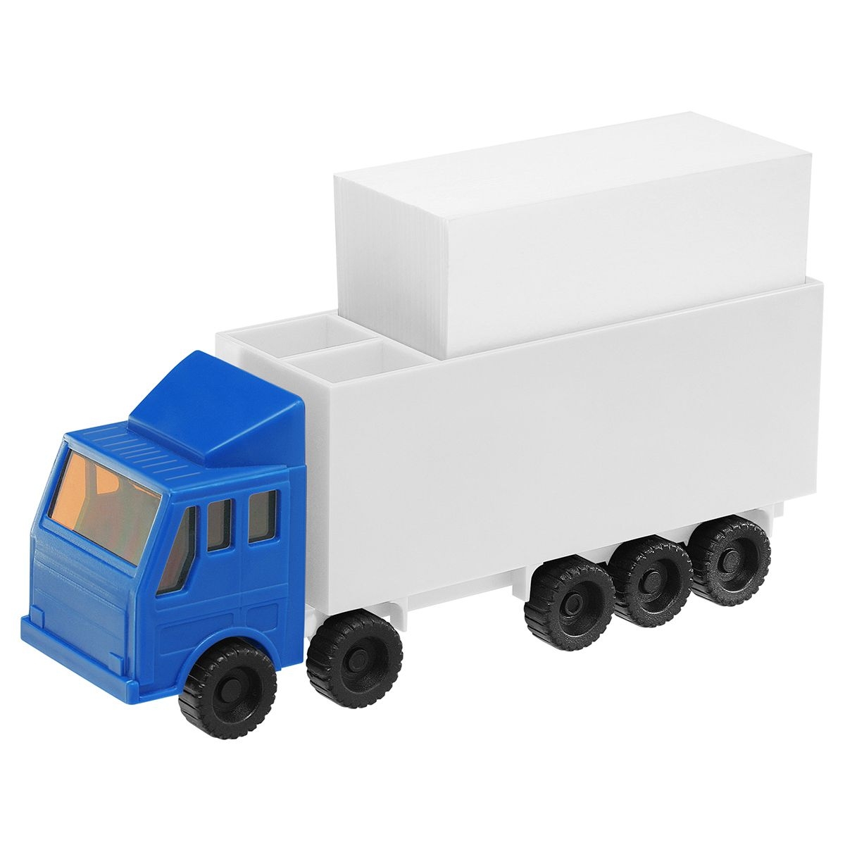 HE7374KPC-3-0Zettelbox mit Koecher _LKW_ blau_ weiss