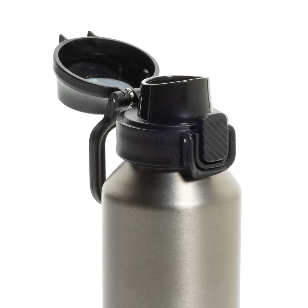XDP437.50-02Via RCS Re-Steel Sportflasche mit Verschluss_ 600ml_ silber
