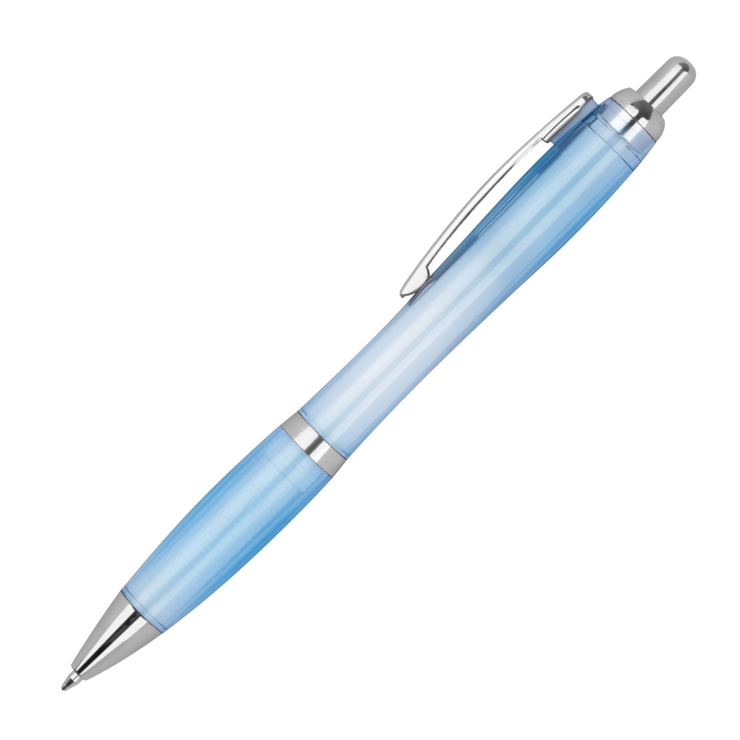 MA12552-24Transparenter RPET Kugelschreiber_ hellblau