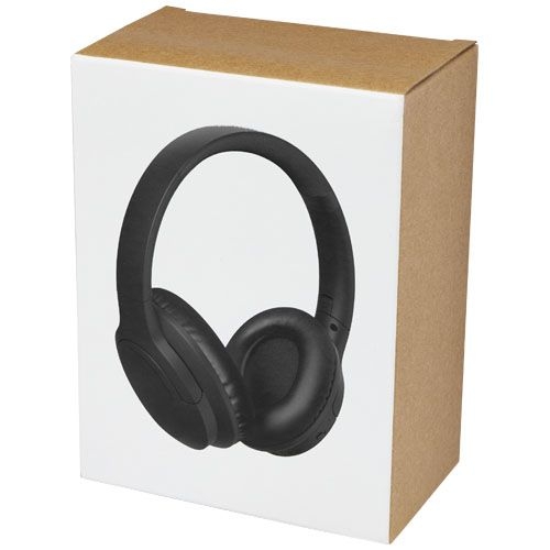 PF124296-1Loop Bluetooth®-Kopfhoerer aus recyceltem Kunststoff_ schwarz