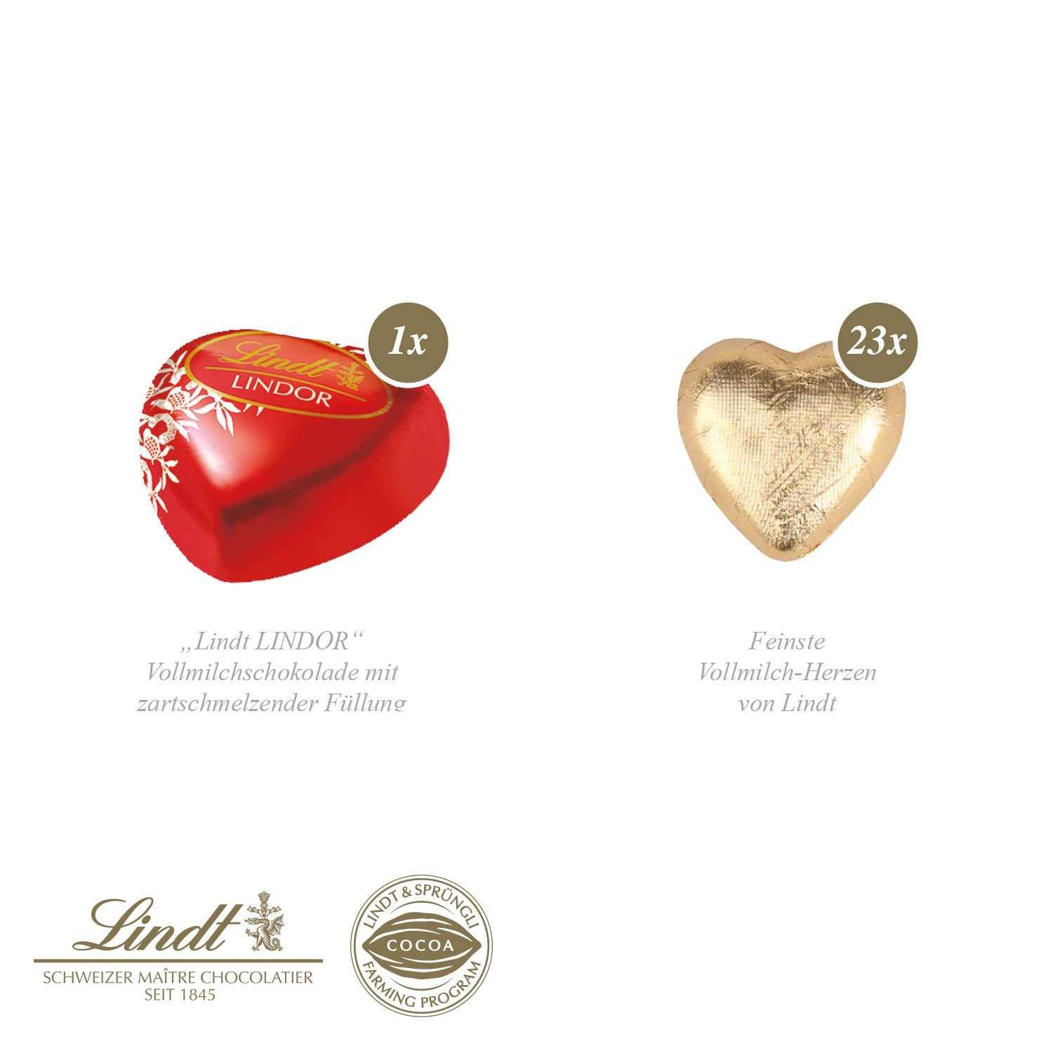 CD95317-01Adventskalender Lindt „Schokoladen-Herzen“_ Motiv-Vorlage