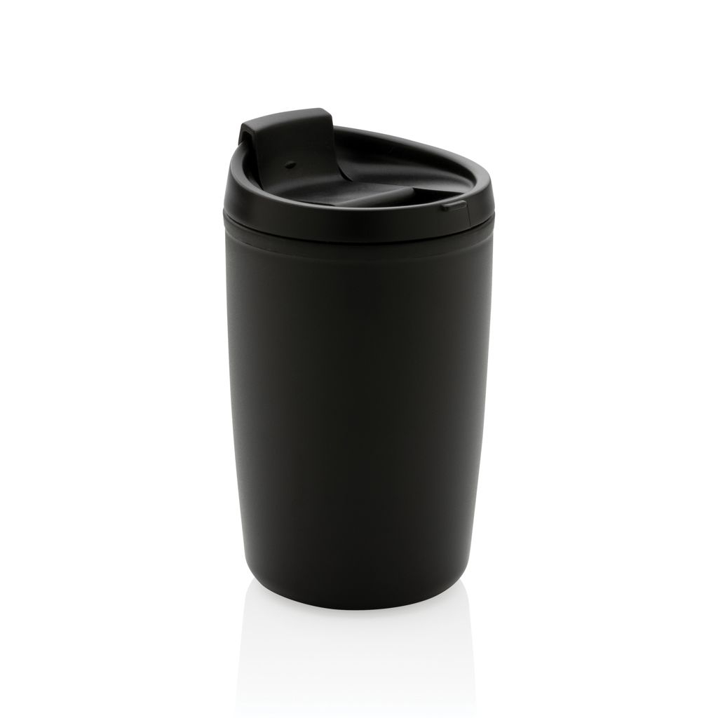 XDP433.08GRS recycelter PP-Becher mit Flip-Deckel