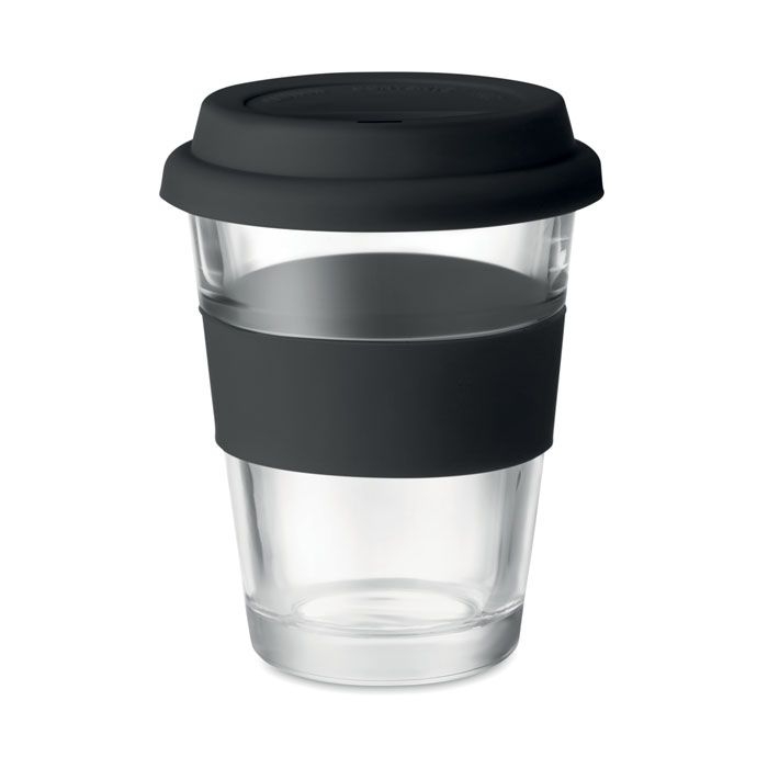 MO9992-03Astoglass Glas Becher 350 ml_ Schwarz