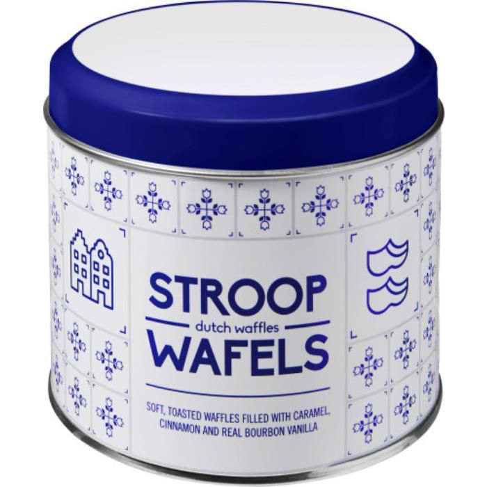 Metalldose für Stroopwafel Sanvi, mehrfarbig