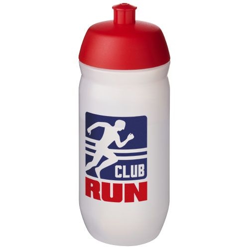 PF210440-3HydroFlex™ Clear 500 ml Squeezy Sportflasche_ rot_klar mattiert