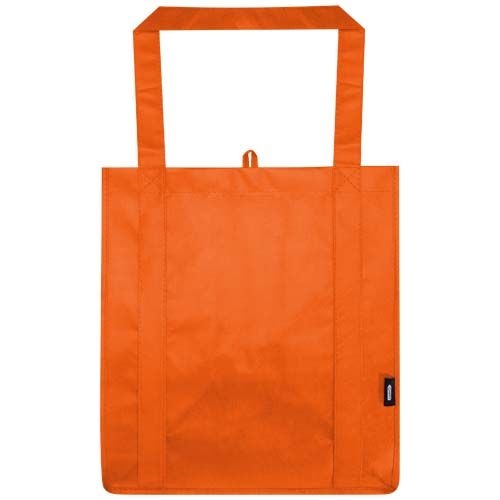 PF130081-3Liberty Tragetasche mit hartem Boden aus recyceltem GRS Non Woven 6 L_ orange