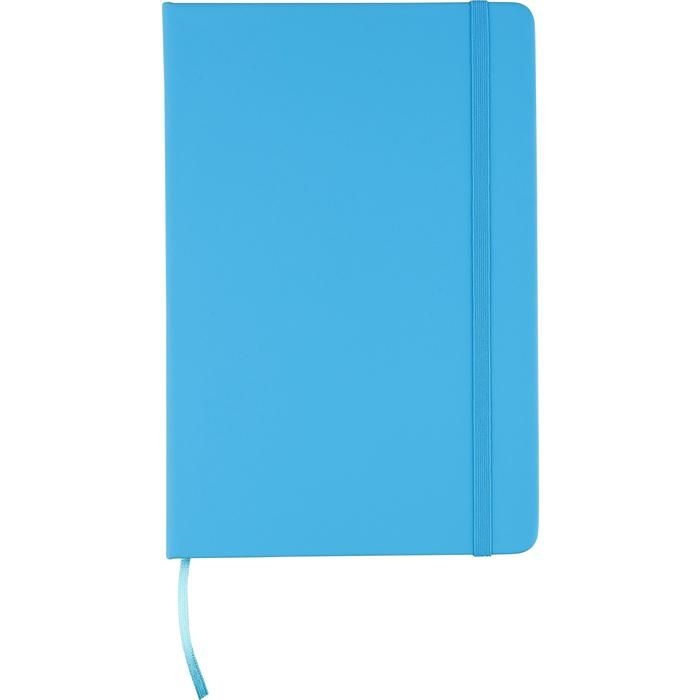 GI1207023-18Recyceltem notizbuch A5 aus PU Eva_ hellblau