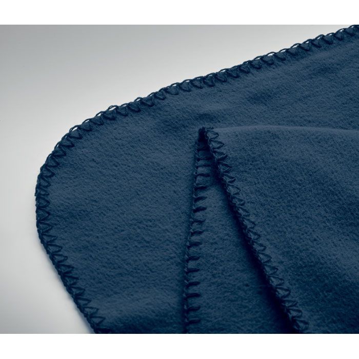 Bogda RPET-Polar Fleece-Decke, blau