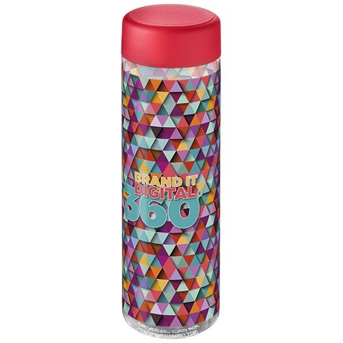 PF210430-3H2O Active® Vibe 850 ml Sportflasche mit Drehdeckel_ transparent_rot