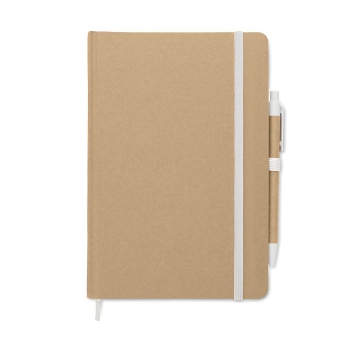 MO2396-06Caratil DIN A5-Notizbuch recy._ weiss