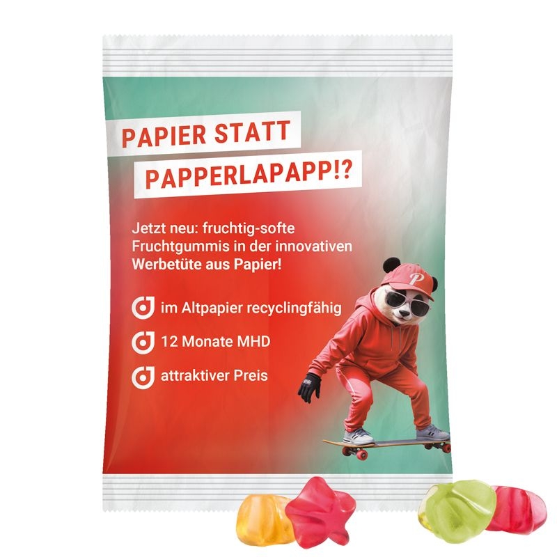 JG18064-3Maxituete 50 g Trolli Fruchtgummi Standardformen_ Stern_ weiss