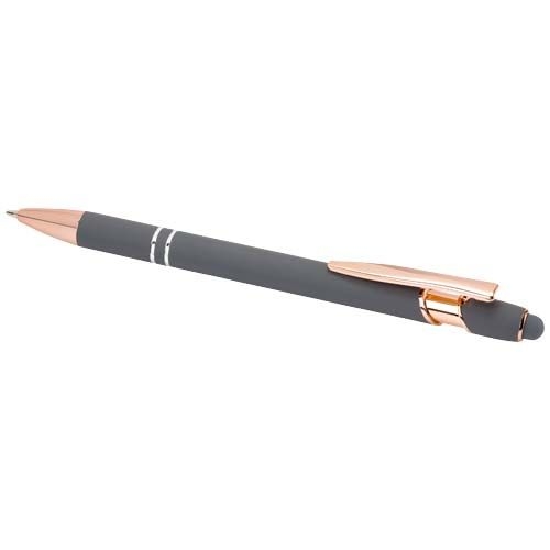PF106246-5Nanna Kugelschreiber mit Roségold Finish _ daemmergrau