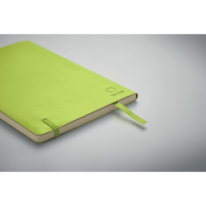 MO2118-48Breta DIN A5 Notizbuch recycelt_ limette