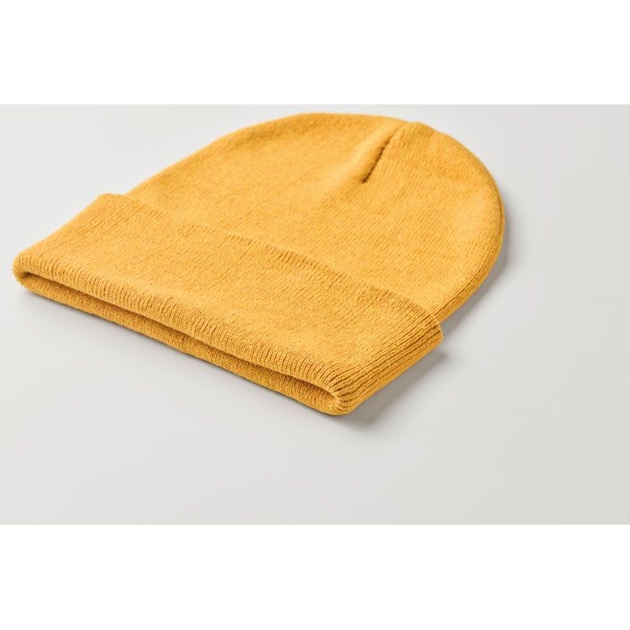 MO2705-08Beanix Beanie mit Buendchen_ gelb