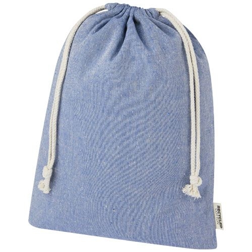 PF120672Pheebs 150 g_m² GRS Zuziehbeutel aus Recyclingbaumwolle gross 4 l