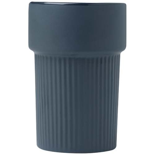 PF100809-3Fika 340 ml Becher mit Bambushuelle_ hale blau